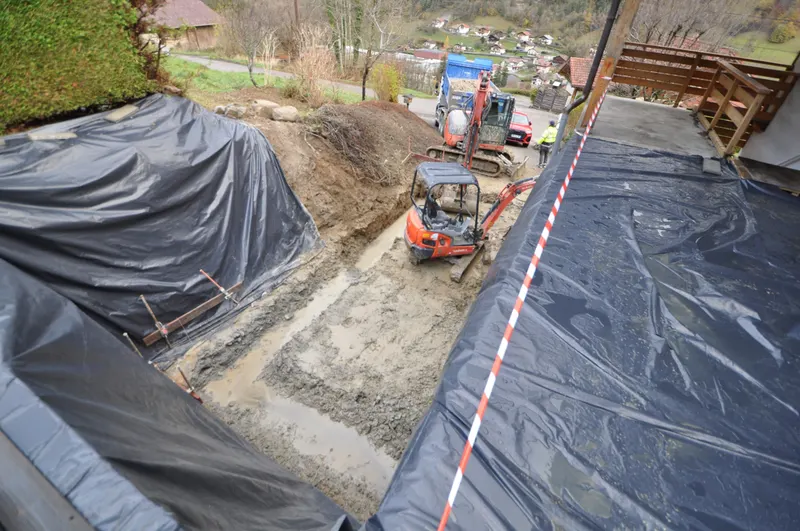 Abri voiture et terrasse — le chantier, photo 2 sur 9
