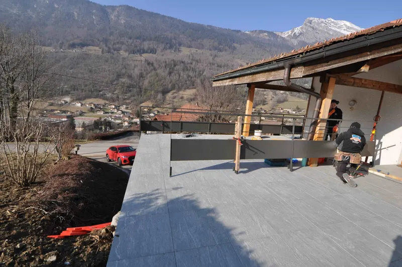 Abri voiture et terrasse — le chantier, photo 6 sur 9