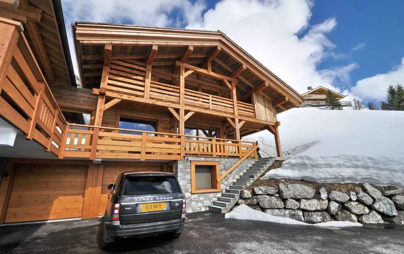 Poteau-Poutre réalisé par ArchiBois Concept en Haute-Savoie